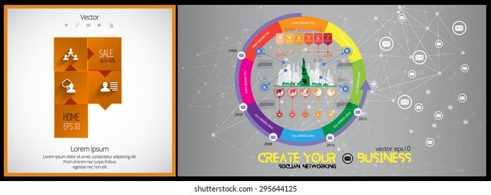 Infographic vector