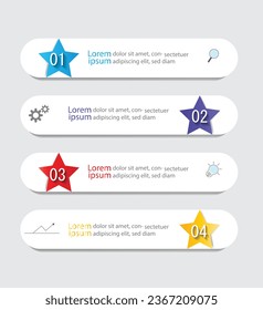  Infographic Vector abstract design web banner template.Modern banner.