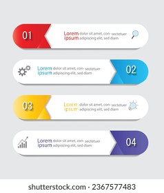 Infographic Vector abstract design web banner template.Modern banner.