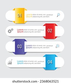 Infographic Vector abstract design web banner template.Modern banner.