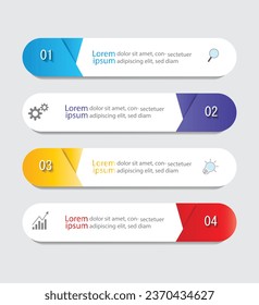 Infografik Vektor abstrakte Design Web-Banner-Vorlage.Moderner Banner.