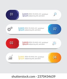 Infografik Vektor abstrakte Design Web-Banner-Vorlage.Moderner Banner.