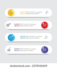 Infographic Vector abstract design web banner template.Modern banner.