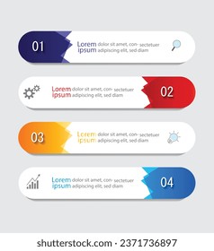 Infografik Vektor abstrakte Design Web-Banner-Vorlage.Moderner Banner.