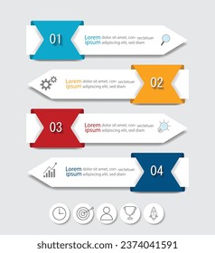 Infographic Vector abstract design web banner template.Modern banner.