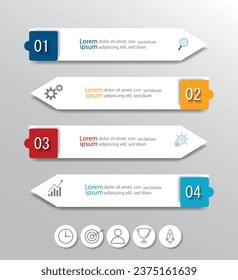 Infographic Vector abstract design web banner template.Modern banner.