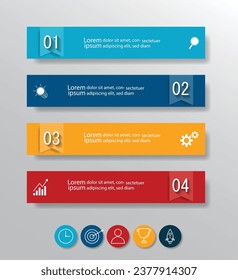 Infographic Vector abstract design web banner template.Modern banner.
