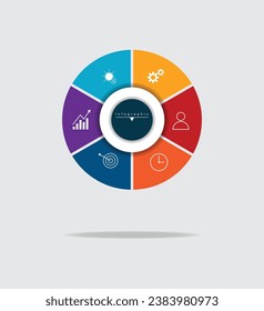 Infographic Vector abstract design web banner template.Modern banner.