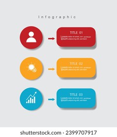 Infographic Vector abstract design web banner template.Modern banner.