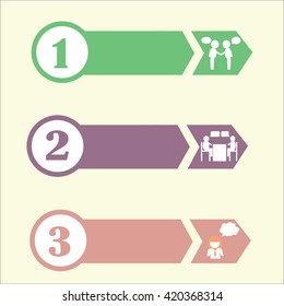 Infographic vector for business