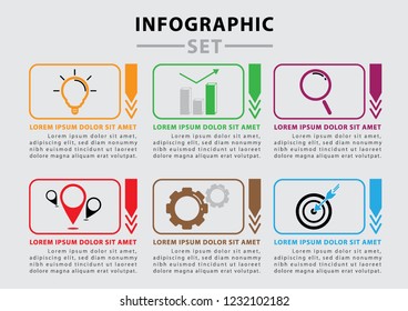 infographic vector for business and content