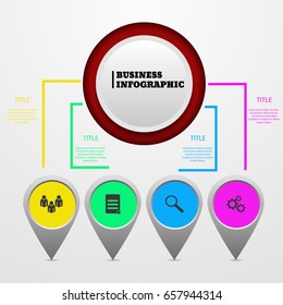 infographic vector color business eps 10 illustration