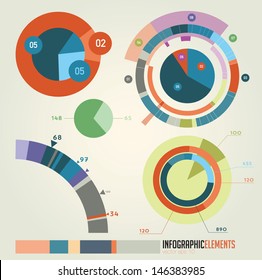 infographic vector color set