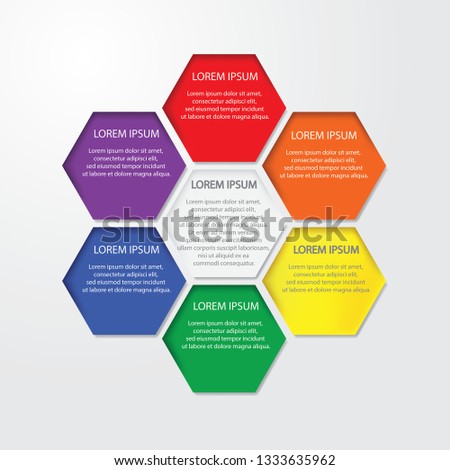 Infographic Vector Colorful Comunication Idea