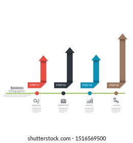 Infographic vector, cycle diagram, graph. Presentation chart. 