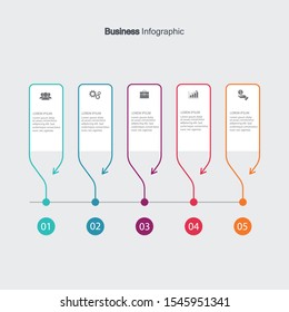 Vector infográfico, diagrama de ciclo, gráfico. Gráfico de presentación. Conceptos, partes, pasos, procesos del negocio. Visualización de datos infográficos. Plantilla de inicio. - Vector