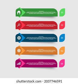 Infografik, Vektordesign. Infografik für Unternehmen
