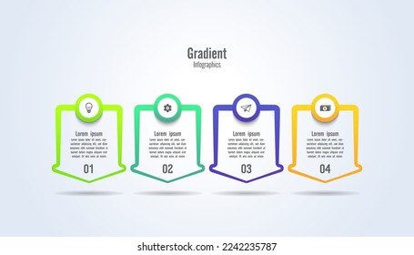 Infographic vector design business template