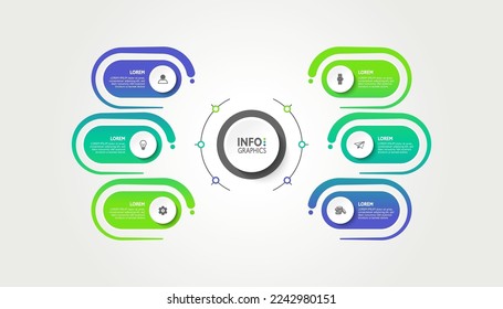Infographic vector design business template
