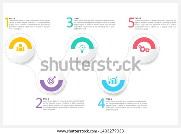 Colori Con La D.Infographic Vector Design Company Milestone Business Stock Vector Royalty Free 1403279033