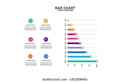 Infographic Vector Design Template. Business Data Visualization Timeline with Marketing Icons most useful can be used for presentation, diagrams, annual reports