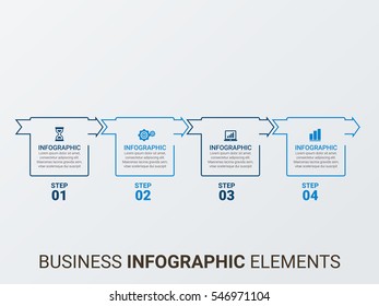 Infographic vector design template. Can be used for workflow processes, banner, diagram, number options, work plan, web design.