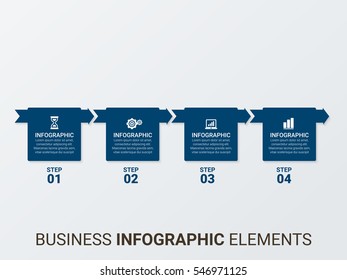 Infographic vector design template. Can be used for workflow processes, banner, diagram, number options, work plan, web design.