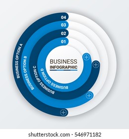 Infographic vector design template. Can be used for workflow processes, banner, diagram, number options, work plan, web design.