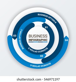 Infographic vector design template. Can be used for workflow processes, banner, diagram, number options, work plan, web design.