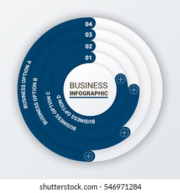 Infographic vector design template. Can be used for workflow processes, banner, diagram, number options, work plan, web design.