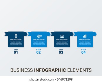 Infographic vector design template. Can be used for workflow processes, banner, diagram, number options, work plan, web design.