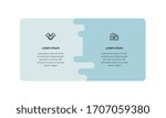 Infographic. Vector Infographic design template with icons and 2 numbers options or steps. Can be used for process diagram, presentations, workflow layout, banner, flow chart, info graph.