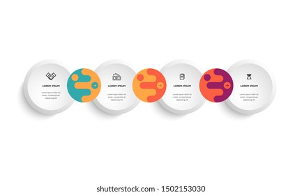 Infographic. Vector Infographic design template with icons and 4 numbers options or steps. Can be used for process diagram, presentations, workflow layout, banner, flow chart, info graph.