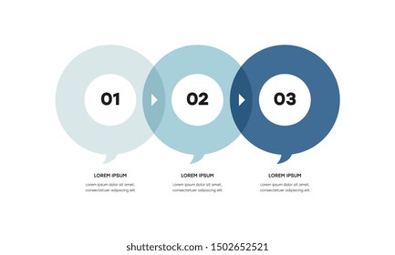 Infographic. Vector Infographic design template with icons and 3 numbers options or steps. Can be used for process diagram, presentations, workflow layout, banner, flow chart, info graph.