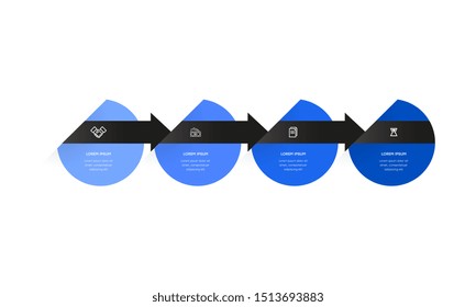 Infographic. Vector Infographic design template with icons and 3 numbers options or steps. Can be used for process diagram, presentations, workflow layout, banner, flow chart, info graph.
