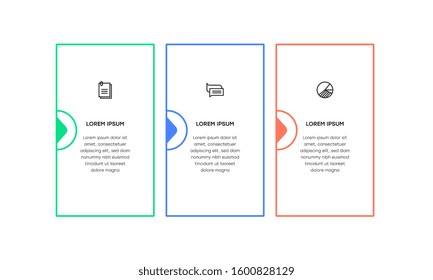 Infographic. Vector Infographic design template with icons and 2 numbers options or steps. Can be used for process diagram, presentations, workflow layout, banner, flow chart, info graph.