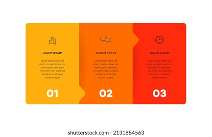 Infographic. Vector Infographic design template with icons and 3 numbers options or steps. Can be used for process diagram, presentations, workflow layout, banner, flow chart, info graph.