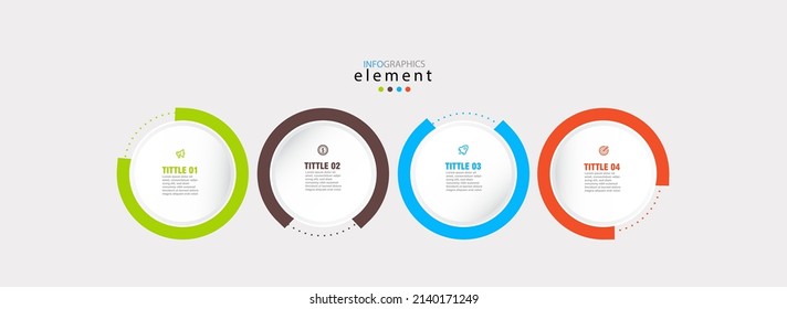 Infographic. Vector Infographic design template with icons and 4 numbers options or steps. Can be used for process diagram, presentations, workflow layout, banner, flow chart, info graph. Eps10