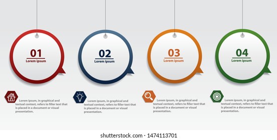 Infographic vector for diagrams, graphs and presentation banners.Vector illustration.