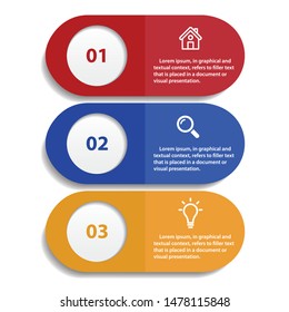 Infographic vector for diagrams, graphs and presentation banners.Vector illustration.