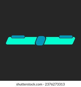 Infographic vector element, blank label, workflow, infochart, lower third, diagram