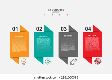 Infographic vector element template design.