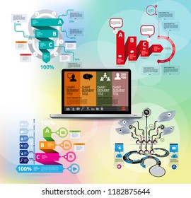 Infographic vector elements for business illustration
