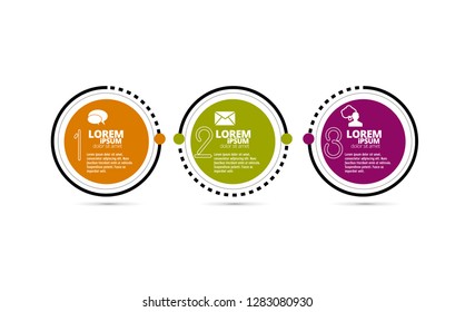 Infographic vector elements for business illustration