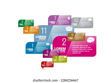 Infographic vector elements for business illustration