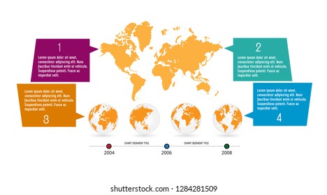 Infographic vector elements for business illustration