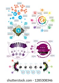 Infographic vector elements for business illustration