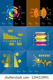 Infographic vector elements for business illustration