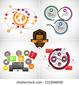 Infographic vector elements for business illustration