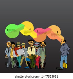 Infographic vector elements for business illustration